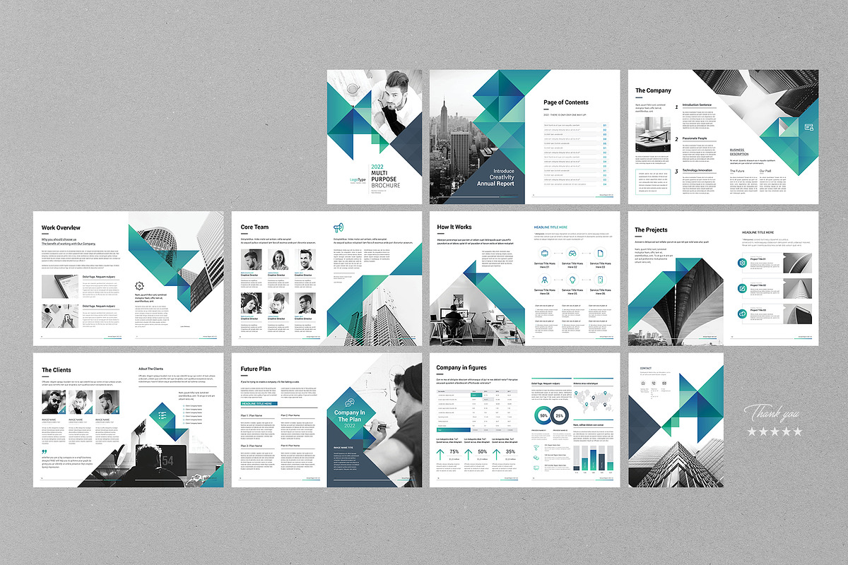 Company Brochure 20 Pages, a Brochure Template by Brochure-Market (Photo 9 of 9)