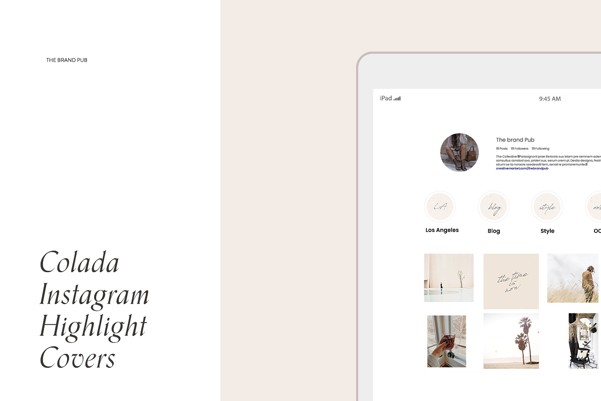 45 Hand Lettered IG Highlight Covers, a Social Media Template by The Brand Pub (Photo 1 of 3)