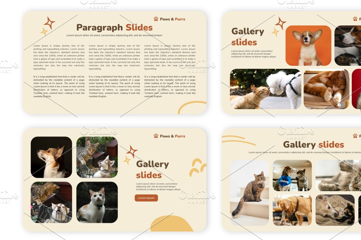 Paws and Purrs animal Presentation, a Presentation Template by Interpitch (Photo 4 of 8)