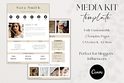 Influencer Media Kit Template Canva, a Marketing Template by Boltik Studio (Thumbnail 1 of 5)