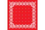 Set Of 4 Paisley Bandana's, a Pattern Graphic by Bakhtiozin art graphic (Thumbnail 3 of 5)