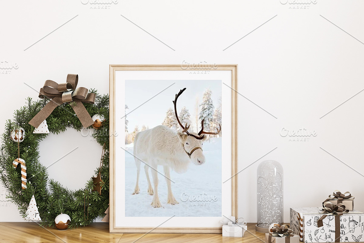 Christmas Frame Mockup Bundle -20, a Print Template by Mockup Shop (Photo 22 of 39)