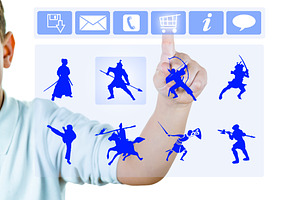Online shopping concept stock photo containing shopping and purchase