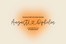 Auguste&Ophelia font
