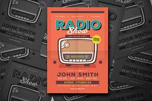 Retro Radio Event Flyer