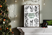 Whimsical Christmas Cocktails, a Food Illustration by Teresa Art Store (Thumbnail 3 of 9)