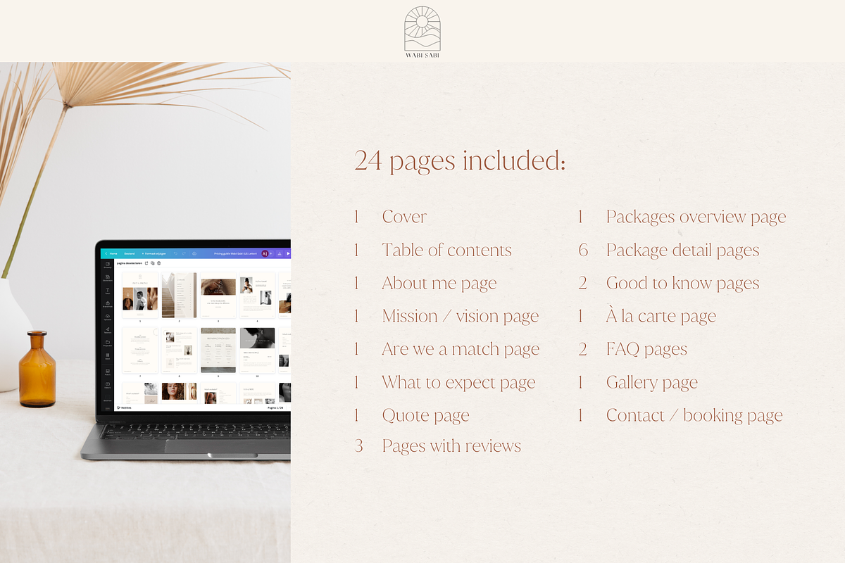 Minimal pricing guide for Canva, a Marketing Template by Wonderlik Webdesign (Photo 8 of 10)