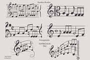 Watercolor Music Signs & Symbols, an Education Illustration by MayaNavits (Thumbnail 5 of 9)