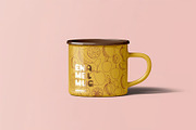 Enamel Mug Mock-up, a Cups & Container Mockup by zippypixelstudio (Thumbnail 9 of 13)