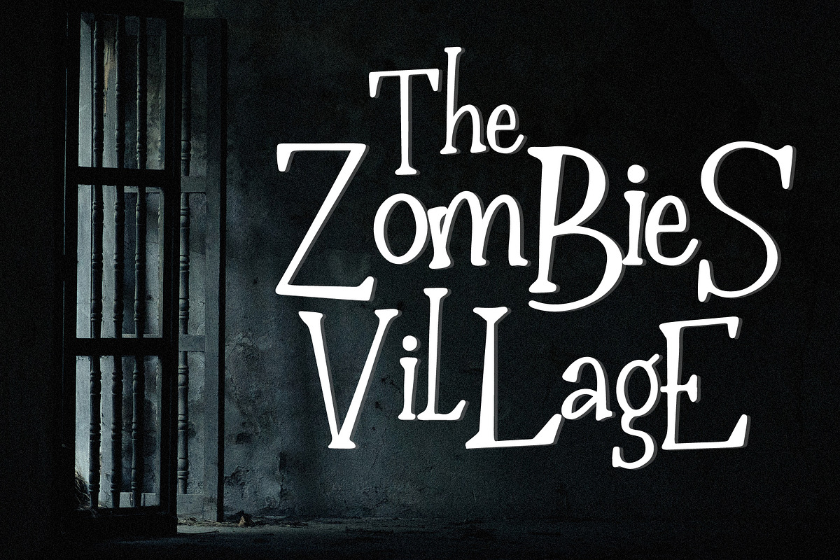 The Nightmare - Creepy Serif Font preview 2