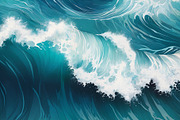 Ocean Waves, a Decorative Illustration by h.utomo (Thumbnail 27 of 31)