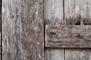 Closeup of a Weathered Door