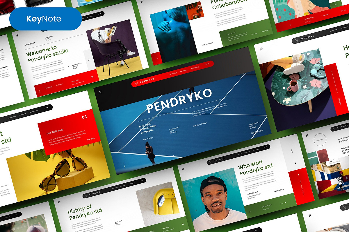 Pendryko – Business Keynote Template, a Presentation Template by Dens Creative Studio (Photo 1 of 6)