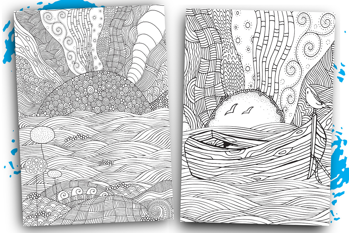 Seascapes black and white, an Object Illustration by ImHope (Photo 7 of 9)
