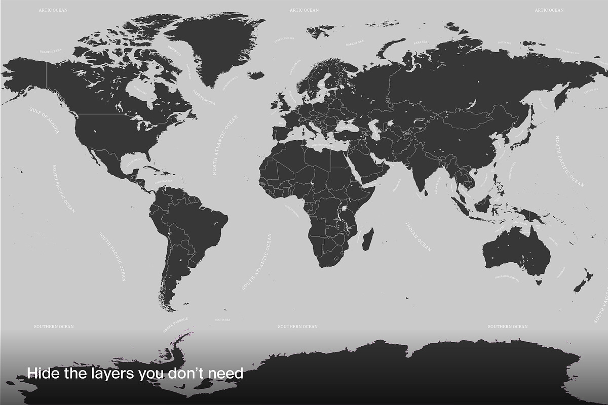 World Vector Map, a Graphic by Fucina™ (Photo 4 of 6)