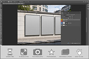 Poster Frames Urban Wall PSD, an Advertising Mockup by Bruno's Shop (Thumbnail 2 of 3)