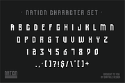NATION, a Font by Graticle (Thumbnail 5 of 5)