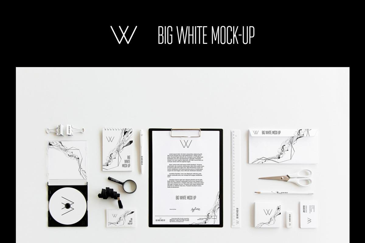 Big White Mock-Up, a Product Mockup by Freeman Studio (Photo 2 of 45)