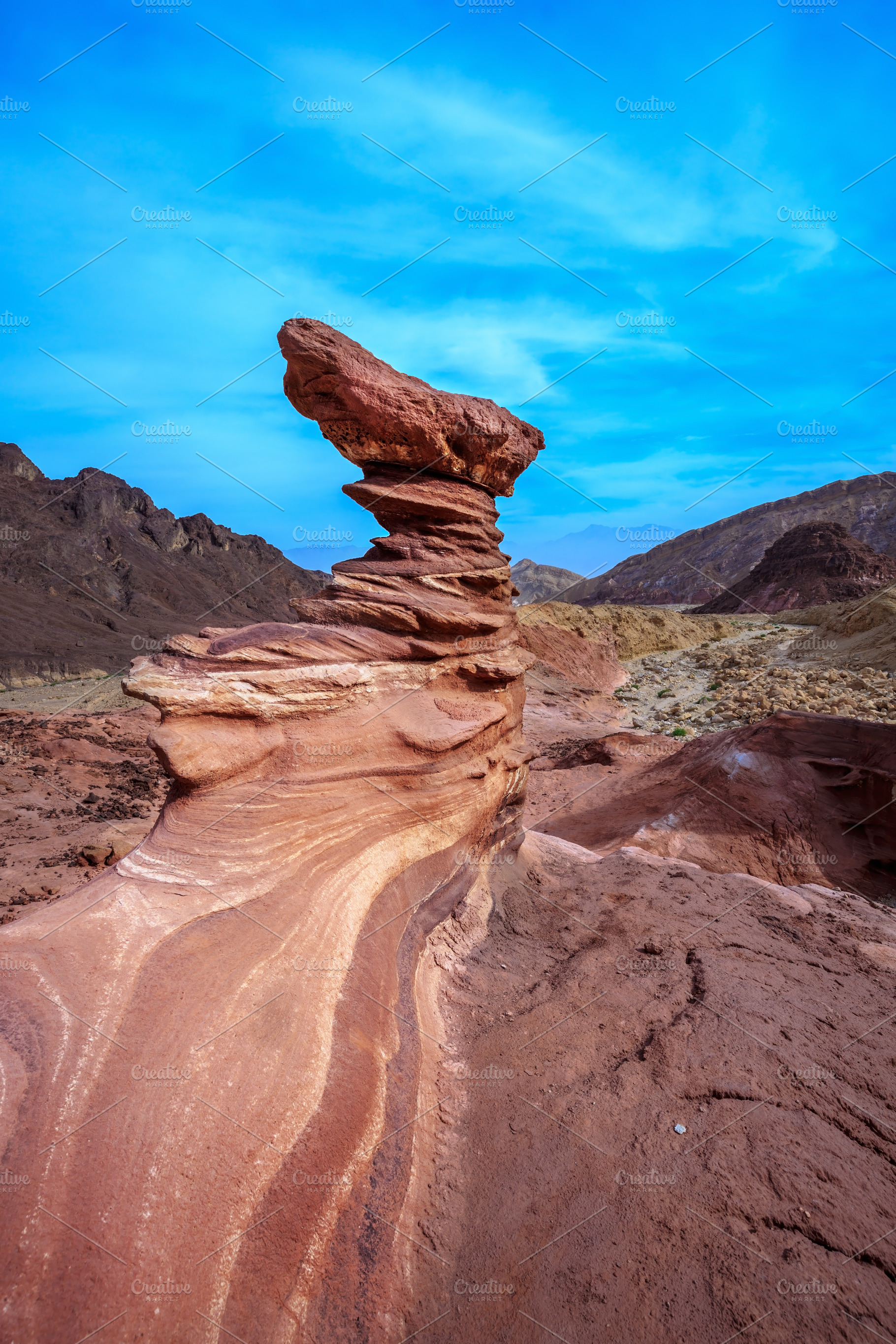 The mountains of Eilat, a Nature Photo by kavram