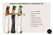 Fashion Girls 59 Clipart png, an Illustration by Parinaz Wadia Design (Thumbnail 9 of 9)