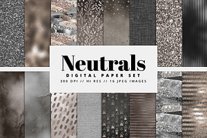 Neutrals Digital Paper
