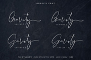 Gravity - Handwritten, a Script Font by din-studio.com (Thumbnail 5 of 16)