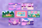 Lo Fi Cozy Scene Illustration Pack, a Decorative Illustration by IMG Visuals (Thumbnail 2 of 8)