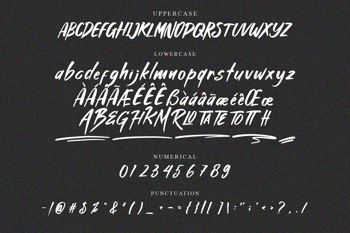 TANGIBLAS Handwritten Brush Font, a Handwritten Font by NTC Graphic (Photo 7 of 8)
