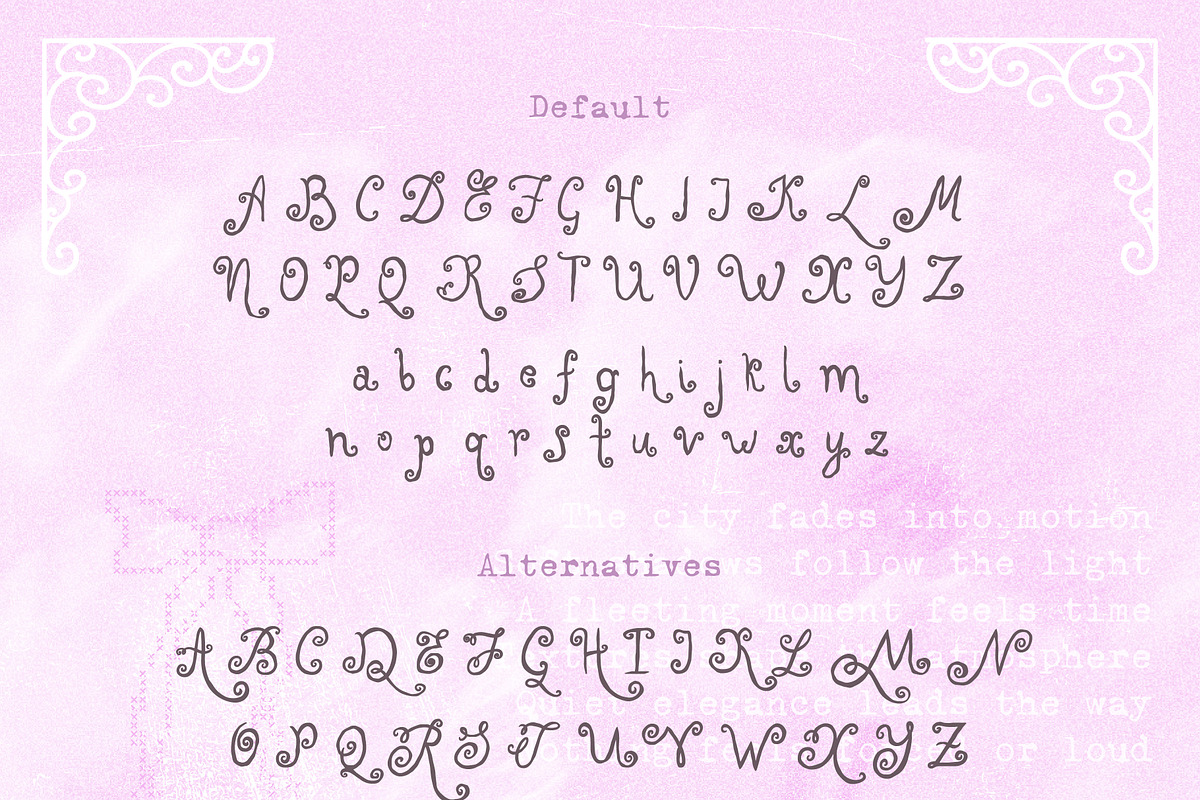 Really Curly Font, a Handwritten Font by AnnArt (Photo 7 of 10)