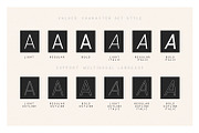 Valued - A Deluxu Sans Serif Family, a Sans Serif Font by Graphicfresh (Thumbnail 3 of 7)