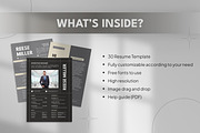 Resume Kit Minimalist Canva Template, a Resume Template by Brandearth RRGraph (Thumbnail 2 of 11)