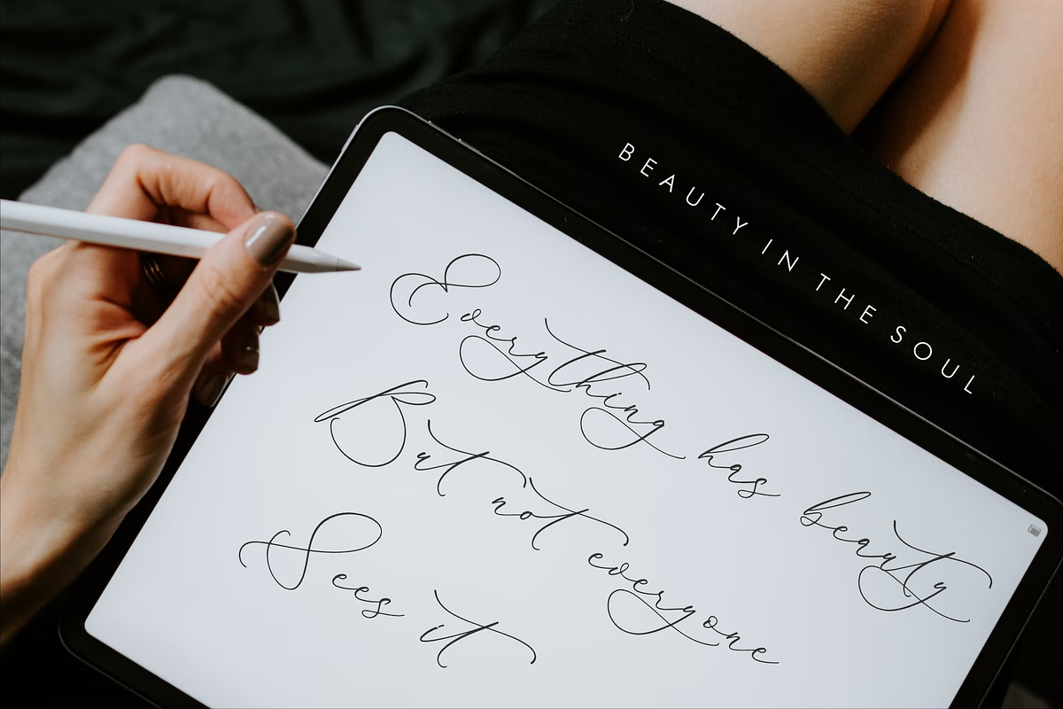 Glofester Menditas Luxury Font, a Script Font by Storytype Studio (Photo 4 of 15)