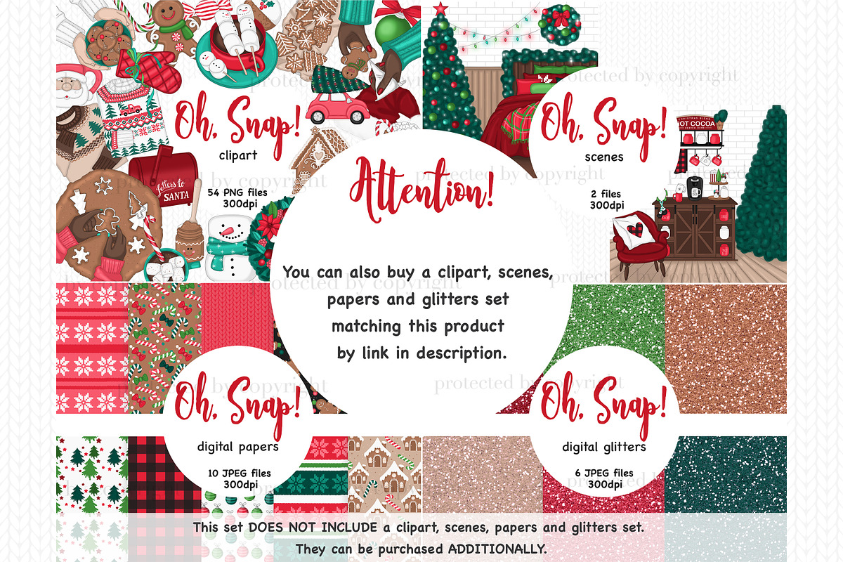 Oh Snap Girls Clipart, a Person Illustration by GlamArtZhanna (Photo 4 of 4)