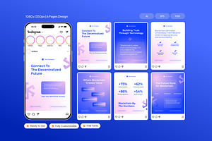 Future Blockchain Business, a Social Media Template by Izdihaar_Studio