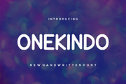 Onekindo, a Sans Serif Font by Auliacreative (Thumbnail 1 of 4)