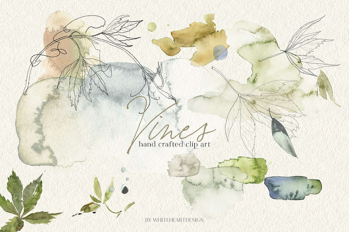 Watercolor Floral Bundle 90 in1, an Animal Illustration by whiteheartdesign (Photo 16 of 50)