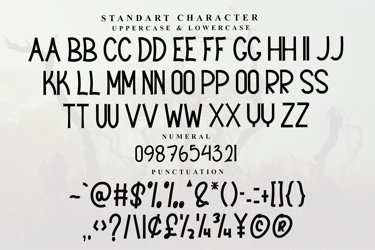 Jungle Haunted, a Serif Font by FreshTypeINK (Photo 4 of 8)