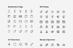 Ultimate Line Icons Pack