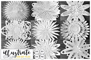 3d Flower SVG Bundle, an Illustration by illuztrate (Thumbnail 1 of 12)