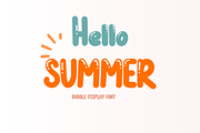 Hello Summer, a Handwritten Font by nongnuchpolyiam1 (Thumbnail 1 of 8)