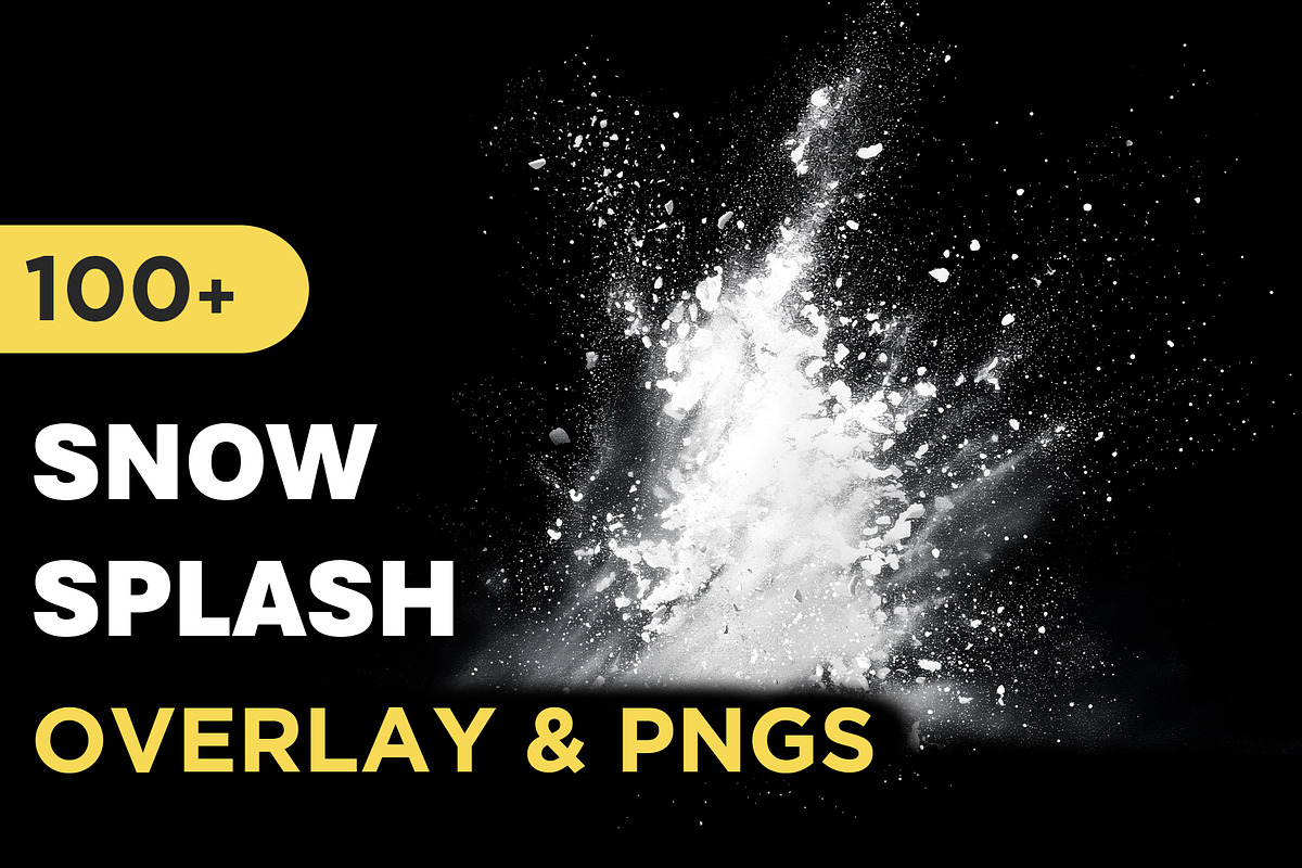 100+ PNG Cutout Snow Splash Effects, an Object Graphic by Mikel Blazgad (Photo 1 of 11)