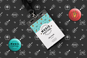 Music Mega Bundle! Icons & Graphic, an Outline Icon by ClipartMuchLove (Thumbnail 5 of 8)