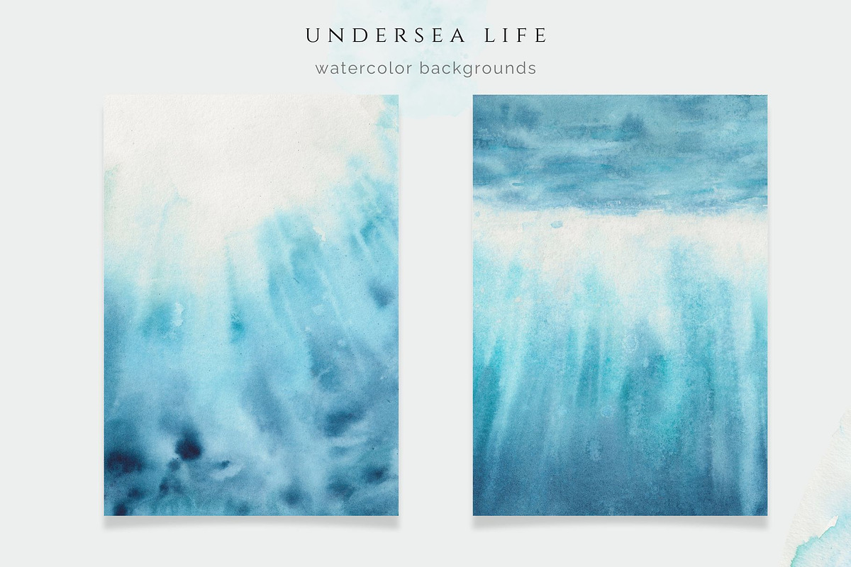 Undersea Life Watercolor, an Animal Illustration by Kolorata Art (Photo 7 of 14)