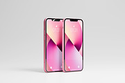 iPhone 13 Mockup, an iPhone Mockup by UFR_GRAPHIC (Thumbnail 3 of 7)