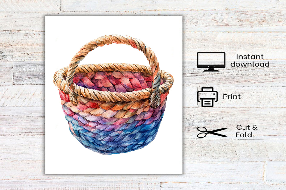 Watercolor Coastal Decor Clipart, an Illustration by Canvas Craft (Photo 7 of 7)