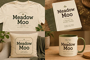Meadow Moo, a Sans Serif Font by Wow Magic (Thumbnail 2 of 5)