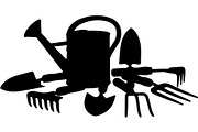 Gardening Equipment Silhouette, an Object Graphic by Creativeshirt (Thumbnail 6 of 20)