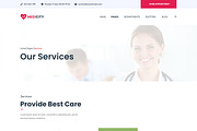 Medical & Health Website, a Landing Page Template by ArtifyWeb (Thumbnail 5 of 16)