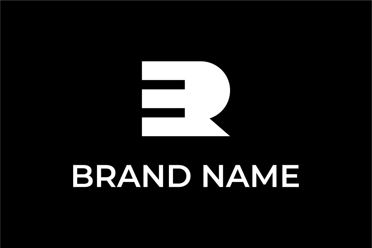 ER monogram logo design concept, a Branding & Logo Template by cdecde