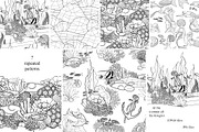 Ocean Paradise - vector mermaids, an Animal Illustration by Ekaterina Glazkova (Thumbnail 4 of 5)